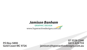 Hyperactive Business card