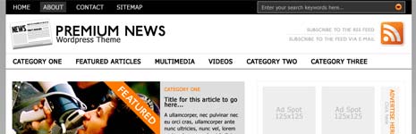 Premium News Theme